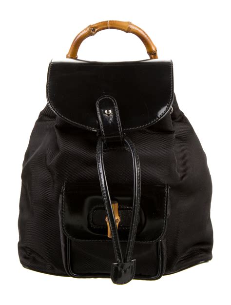 nappa borsa bamboo gucci|Gucci bamboo backpack.